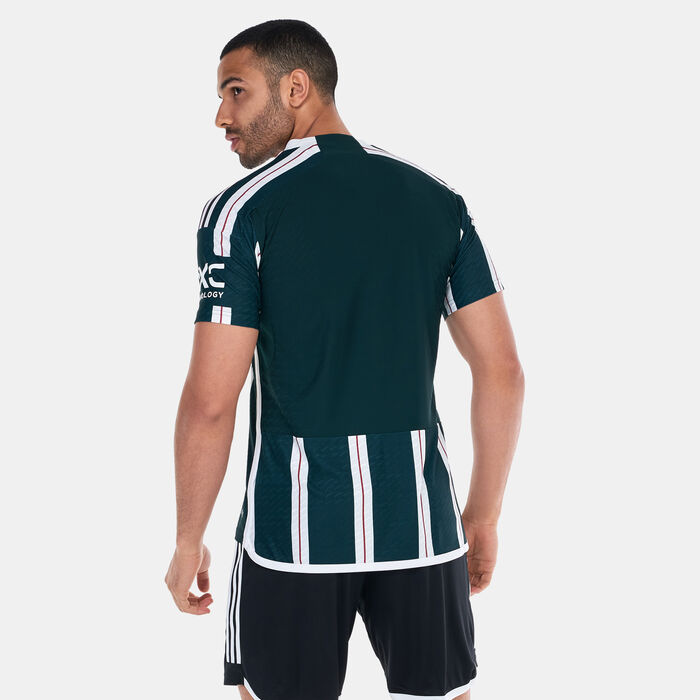 adidas Men's Manchester United Away Official Jersey - 2023/24 Green adidas Men's Manchester United Away Official Jersey - 2023/24 Green image number 1