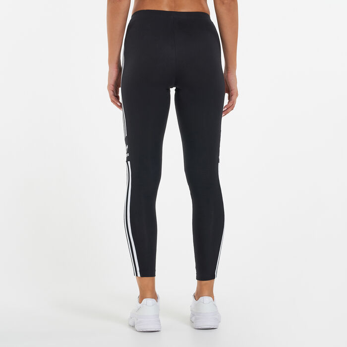adidas Originals Women's Trefoil Leggings Black adidas Originals Women's Trefoil Leggings Black image number 2