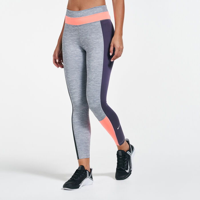 Nike Women's One Heathered Leggings Grey image number 0