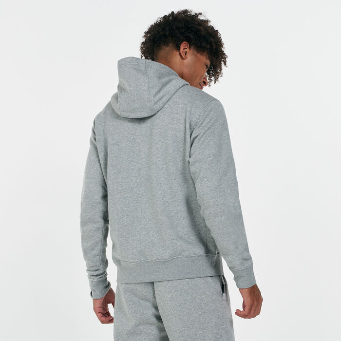 Nike Men's Sportswear Just Do It Pullover Hoodie Grey image number 1