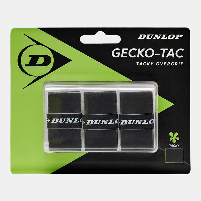 Dunlop Gecko-Tac Tennis Overgrip Black Dunlop Gecko-Tac Tennis Overgrip Black image number 0