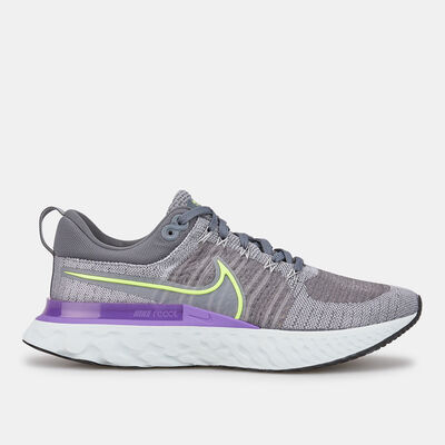 Nike Men's React Infinity Flyknit Shoe Grey Nike Men's React Infinity Flyknit Shoe Grey