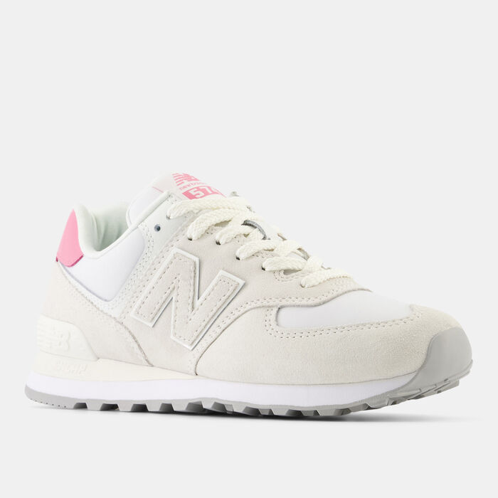 New Balance Women's 574 Shoes Pink image number 1