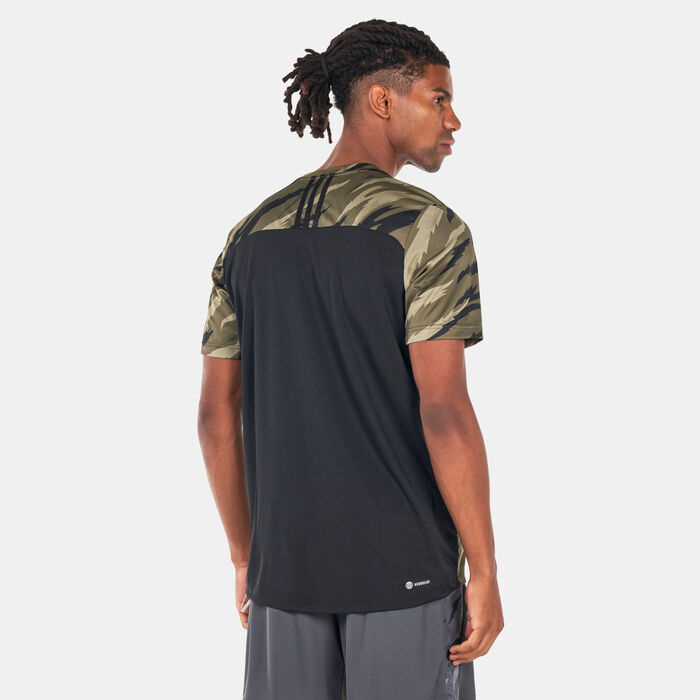 adidas Men's Feelstrong All Over Print T-Shirt Multi adidas Men's Feelstrong All Over Print T-Shirt Multi image number 1
