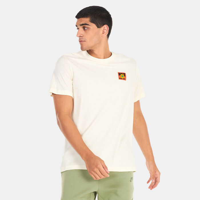 Nike Men's Dri-FIT Just Do It Basketball T-Shirt Ivory Nike Men's Dri-FIT Just Do It Basketball T-Shirt Ivory image number 0