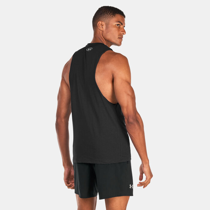 Under Armour Men's Project Rock Iron Muscle Tank Top Black image number 1