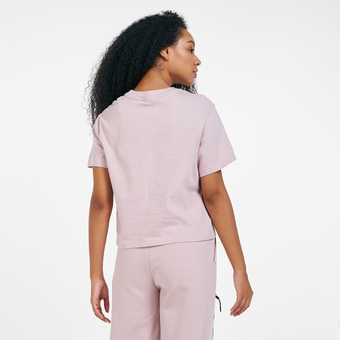 Nike Women's Sportswear Swoosh T-Shirt Pink Nike Women's Sportswear Swoosh T-Shirt Pink image number 1