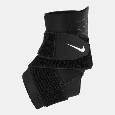 Nike Pro Ankle Sleeve With Strap (M) Black