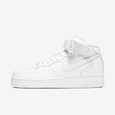 Nike Men's Air Force 1 Mid '07 Shoes White Nike Men's Air Force 1 Mid '07 Shoes White
