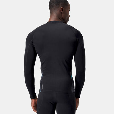 Speedo Mens Endurance+ Splice Swimming Rashguard Black