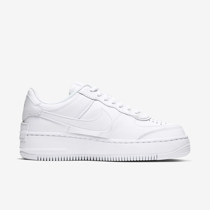 Nike Women's Air Force 1 Shadow Shoes White Nike Women's Air Force 1 Shadow Shoes White image number 6