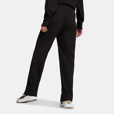 PUMA Women's Essential Elevated Pants Black