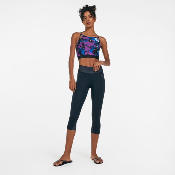 Speedo Women's Pulse Swimming Pants Black Speedo Women's Pulse Swimming Pants Black image number 2
