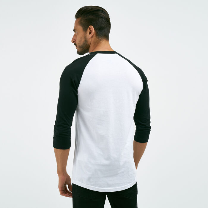 Vans Men's Classic Raglan T-Shirt White image number 1