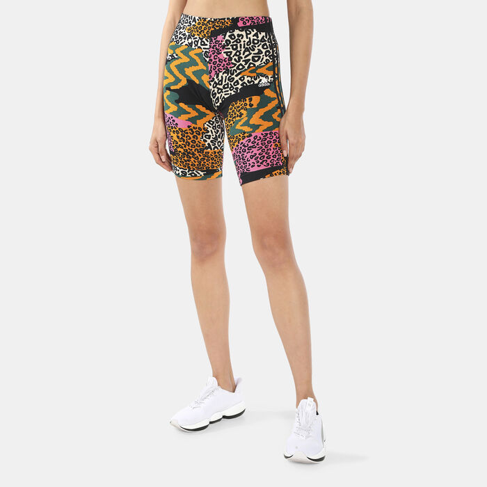 adidas Women's Farm Rio Bike Shorts Black adidas Women's Farm Rio Bike Shorts Black image number 0