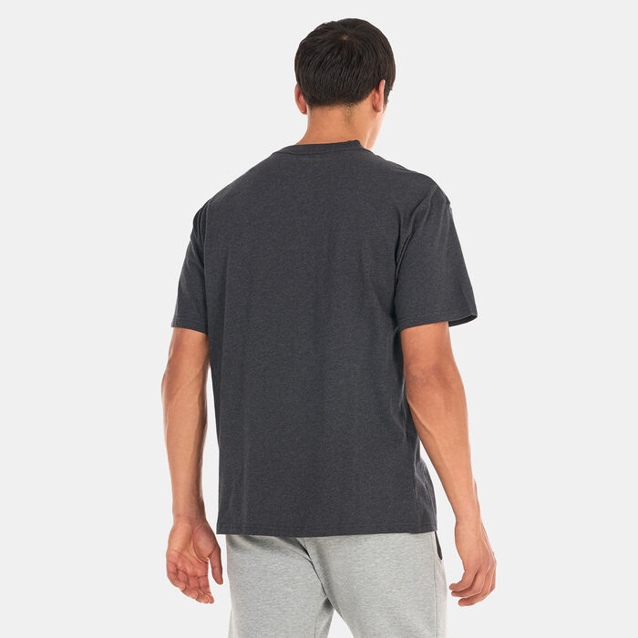 Nike Men's Los Angeles Lakers Courtside NBA Max90 T-Shirt Black image number 1