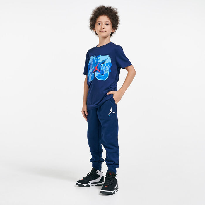 Jordan Kids' Jumpman Air Sweatpants (Older Kids) Blue image number 2