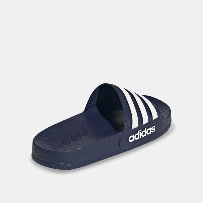 adidas Kids' Adilette Shower Slides Blue adidas Kids' Adilette Shower Slides Blue image number 2