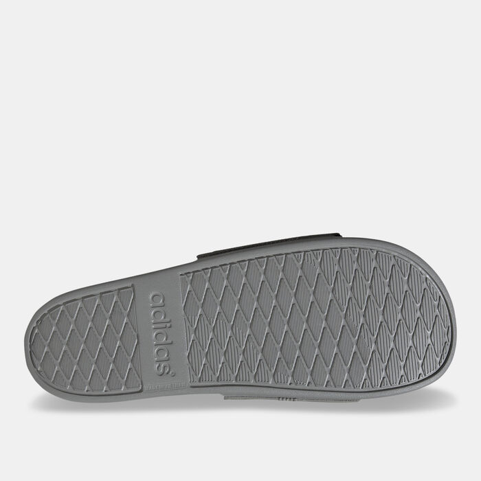 adidas Men's Adilette Comfort Slides Grey adidas Men's Adilette Comfort Slides Grey image number 3
