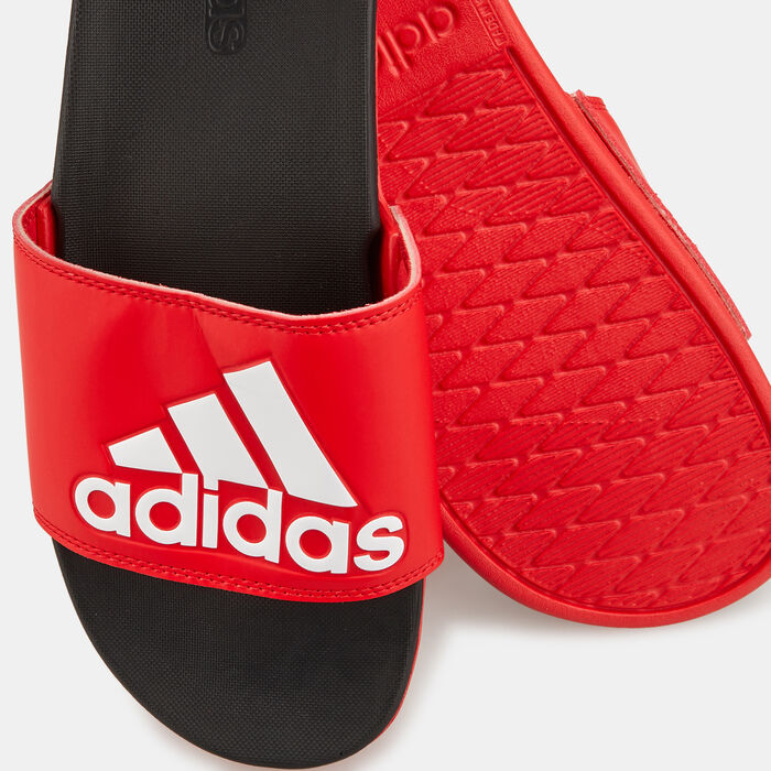 adidas Men's Adilette Comfort Slides Red image number 2