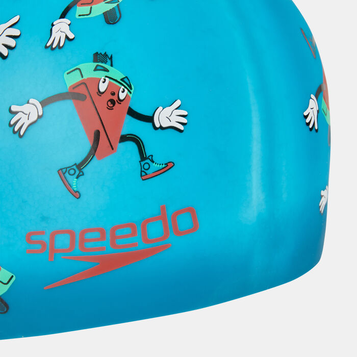 Speedo Kids' Boom Silicone Swimming Cap Multi Speedo Kids' Boom Silicone Swimming Cap Multi image number 2