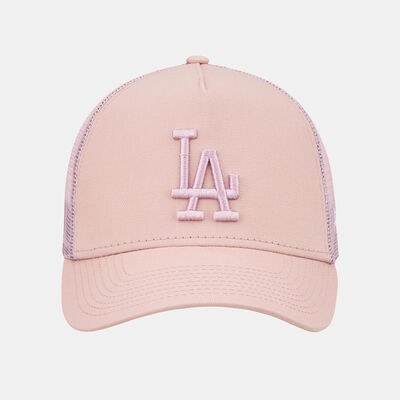 New Era Men's Los Angeles Dodgers Tonal Mesh A-Frame Trucker Cap Pink