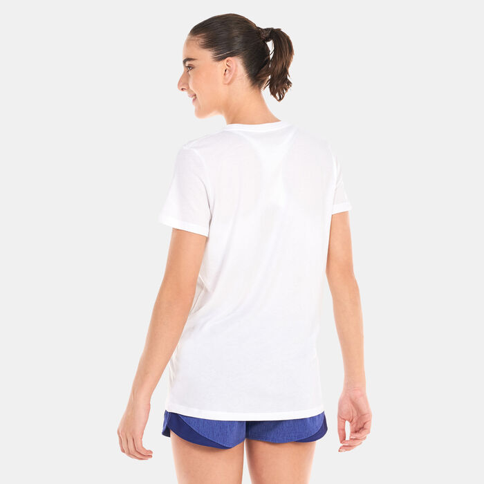 Under Armour Women's UA Vintage Performance T-Shirt White Under Armour Women's UA Vintage Performance T-Shirt White image number 1