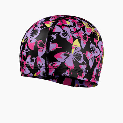 Speedo Kids' Printed Pace Swimming Cap Multi