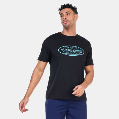 Timberland Men's Graphic Print T-Shirt Black