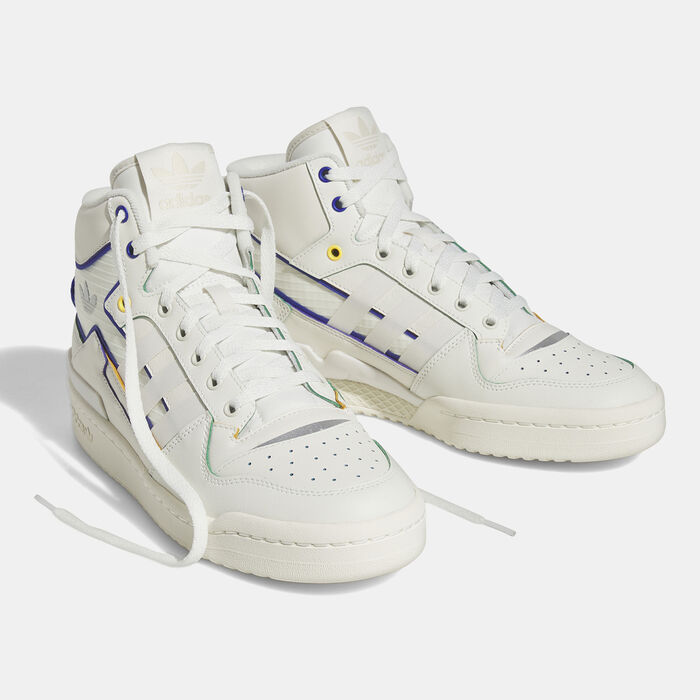 adidas Originals Men's Forum Exhibit Mid Shoe White adidas Originals Men's Forum Exhibit Mid Shoe White image number 1
