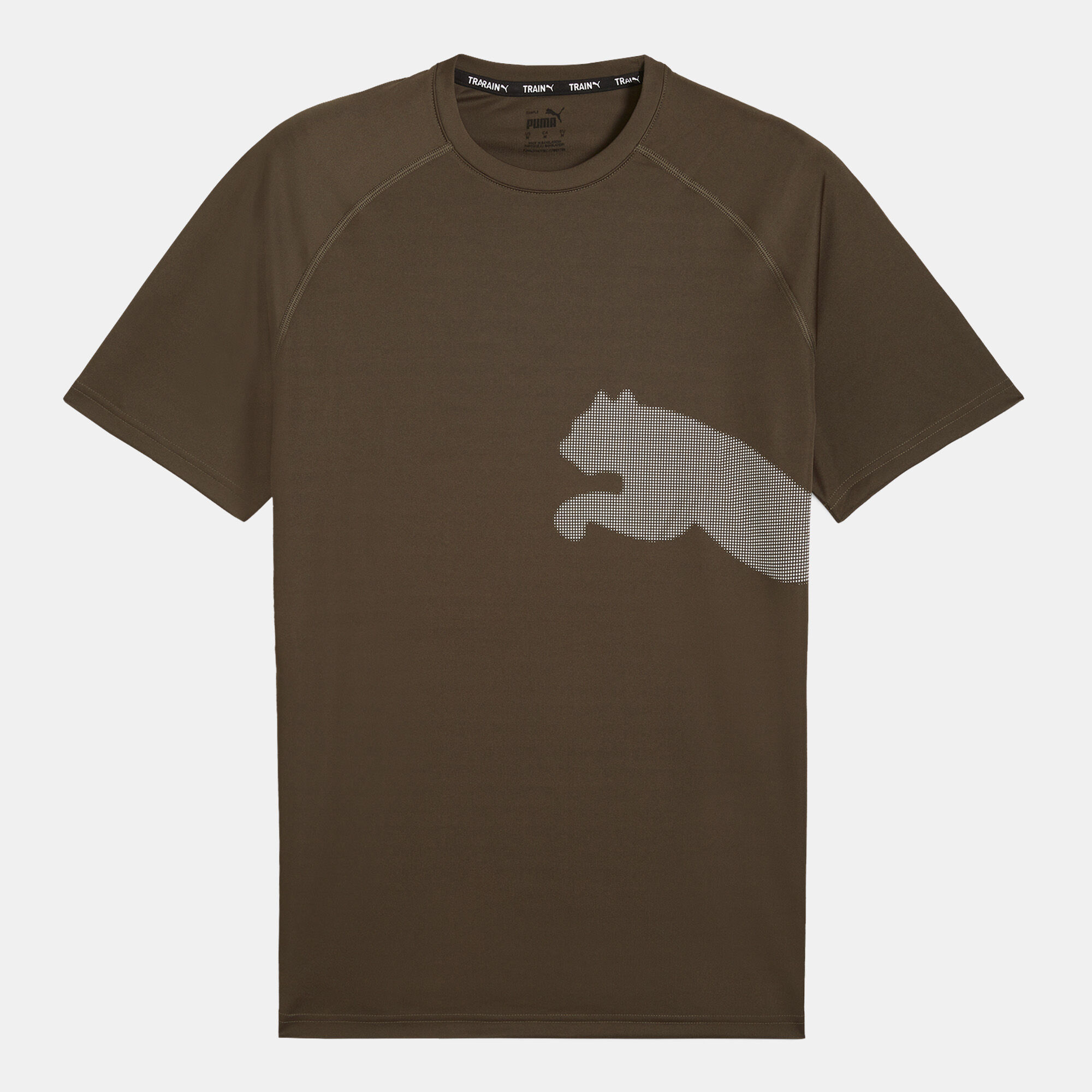 Men s Train All Day Big Cat T Shirt Green PUMA in Qatar SSS