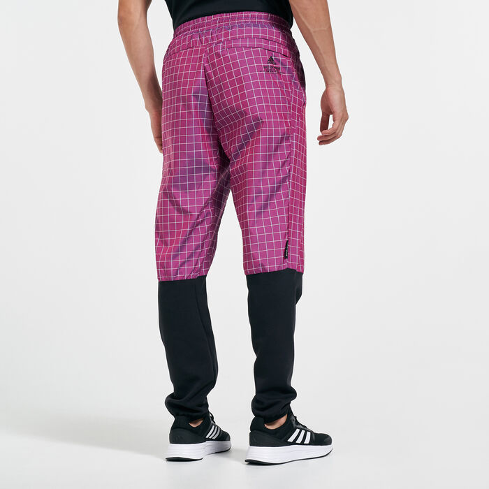 adidas Men's Z.N.E. Sportswear Primeblue Trackpants Purple image number 1