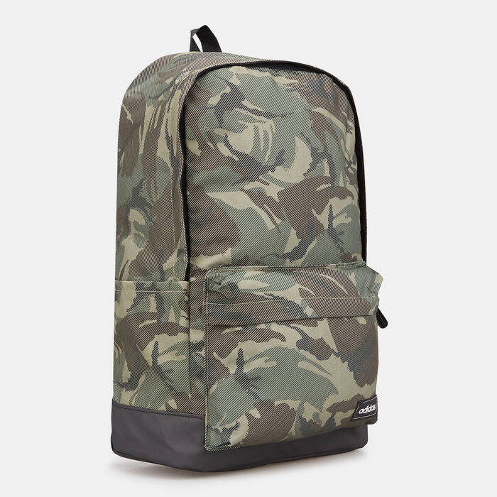adidas Men's Classic Camouflage Backpack Green image number 2
