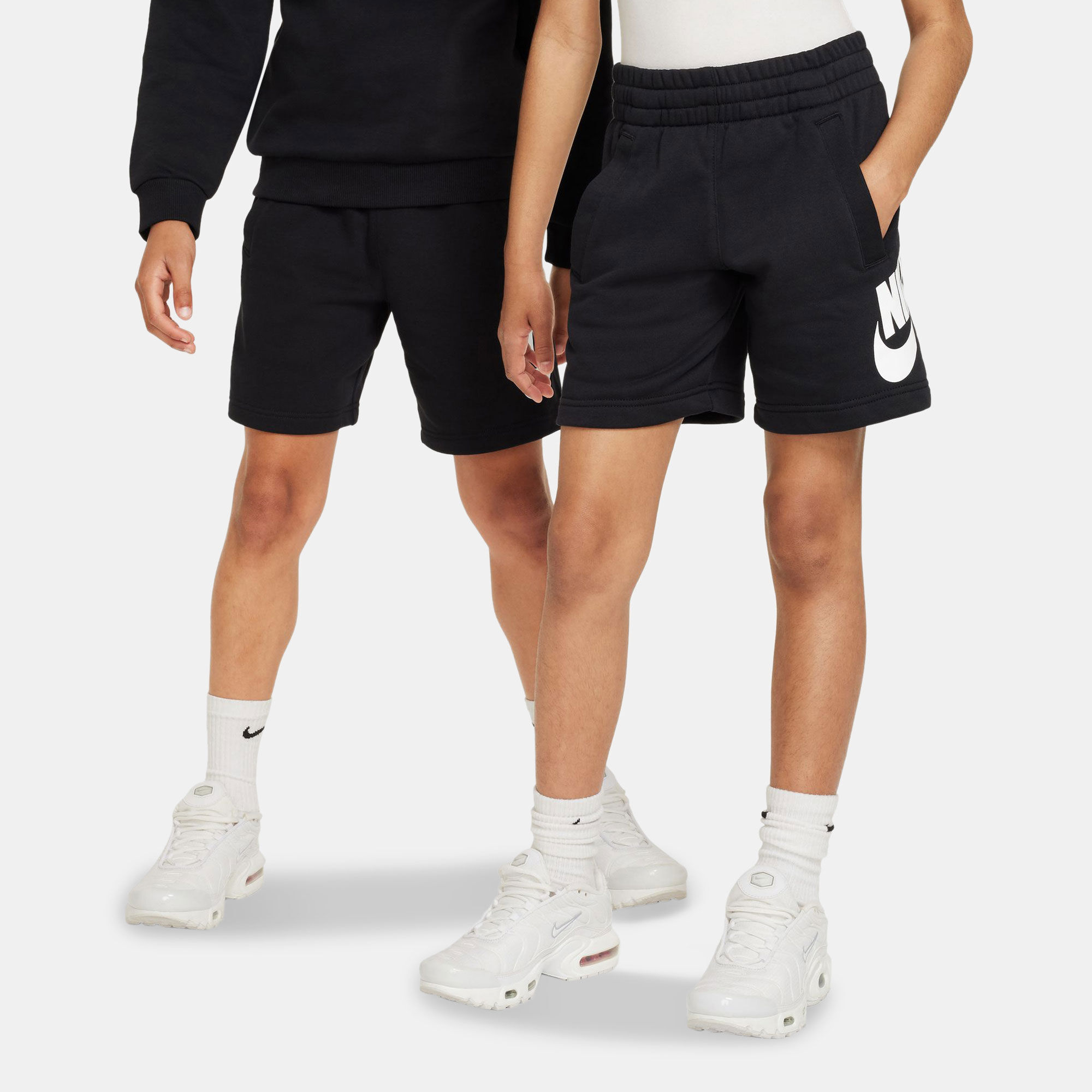 Kids nike fleece shorts clearance