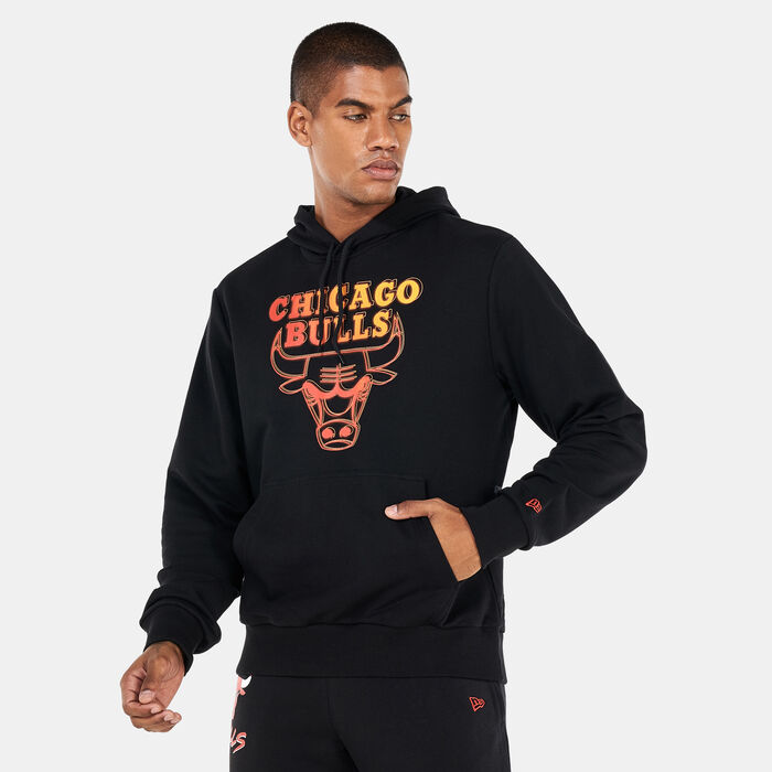 New Era Men's NBA Chicago Bulls Neon Fade Hoodie Black image number 0