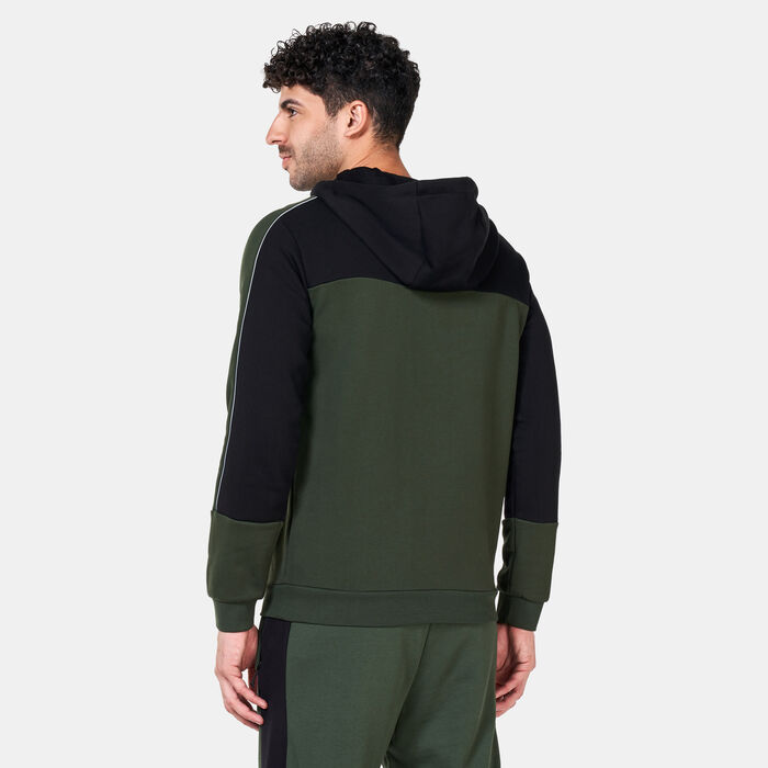 EA7 Emporio Armani Men's Colourblock Pack Hoodie Green EA7 Emporio Armani Men's Colourblock Pack Hoodie Green image number 1