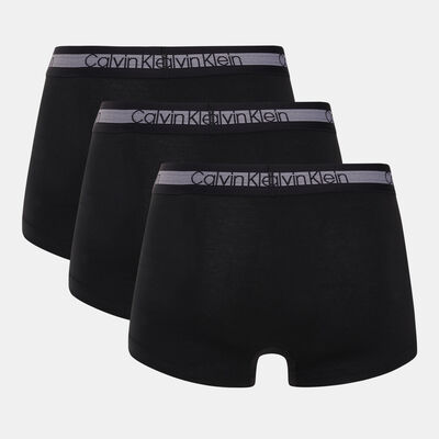 Calvin Klein Men's Trunk Briefs (3 Pack) Black