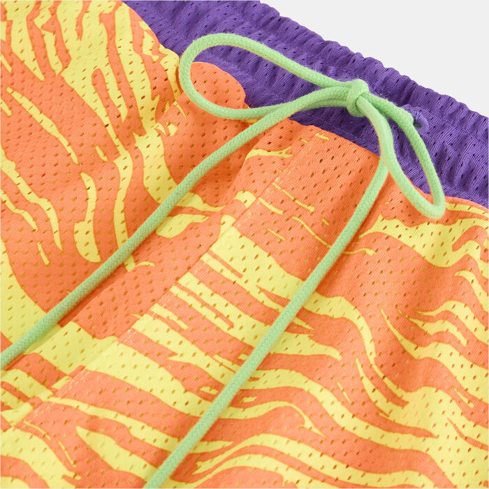 PUMA Men's Melo Spark Basektball Shorts yellow PUMA Men's Melo Spark Basektball Shorts yellow image number 2