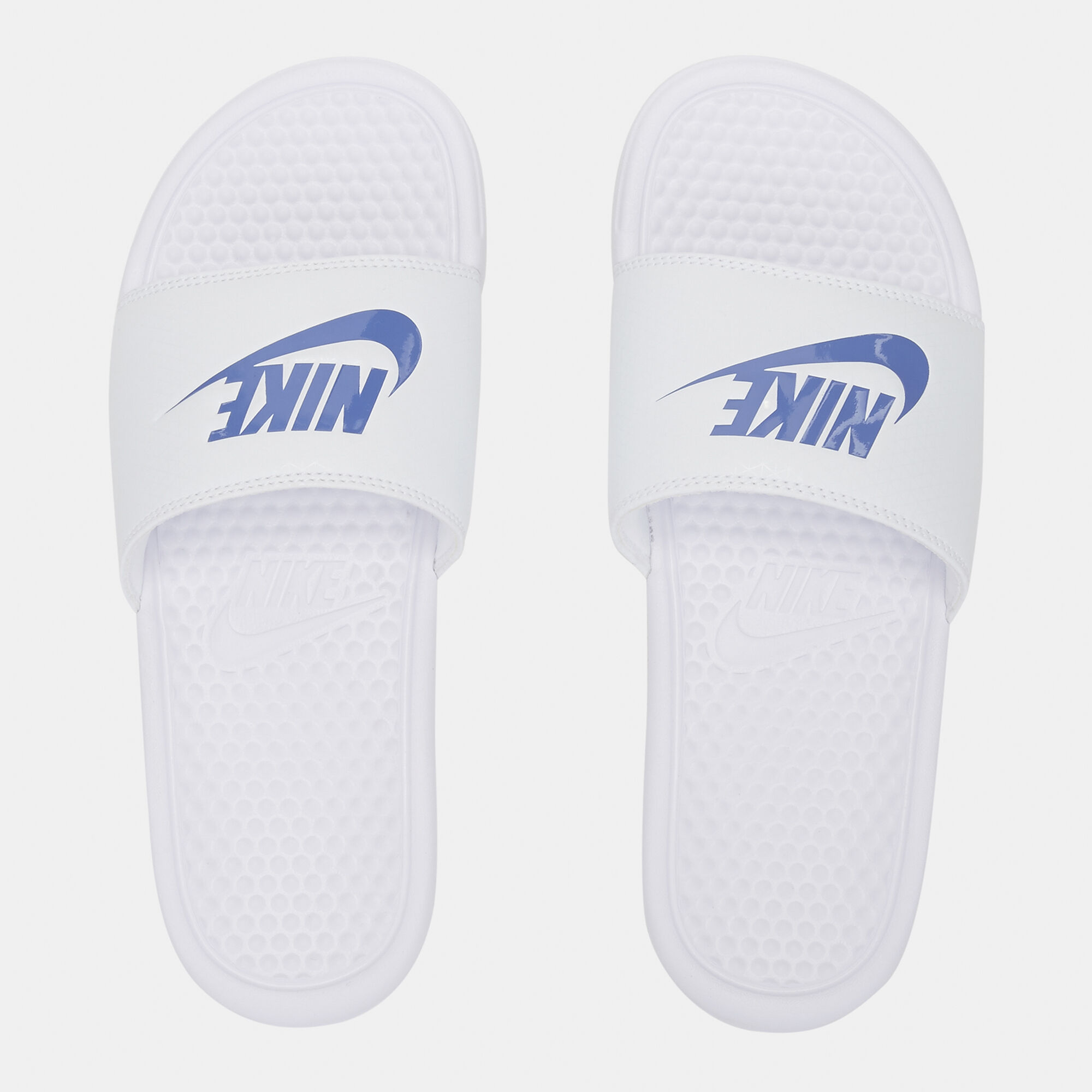 Nike benassi jdi slides white hotsell