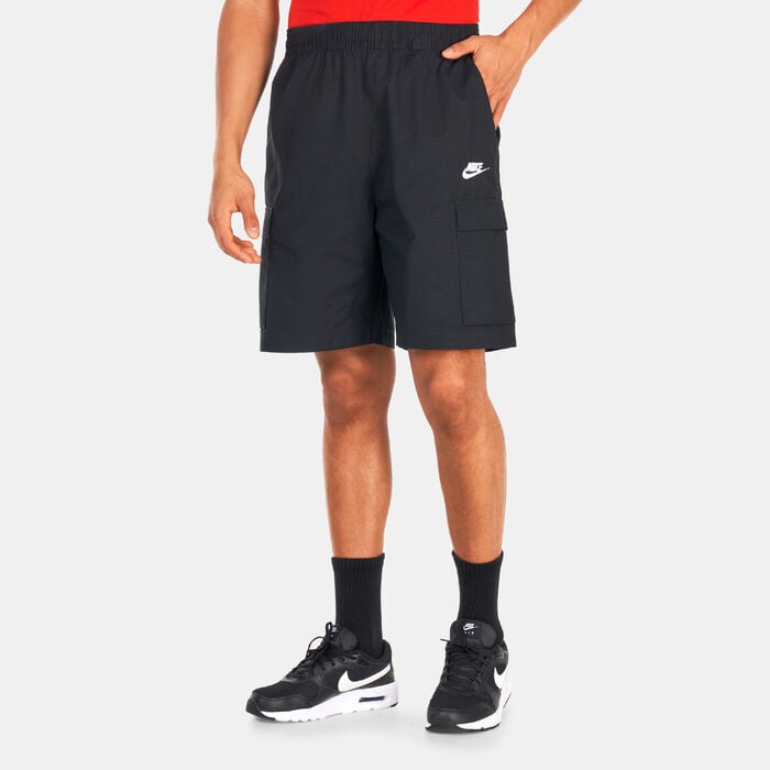 Nike Men's Club Woven Cargo Shorts Black Nike Men's Club Woven Cargo Shorts Black image number 0