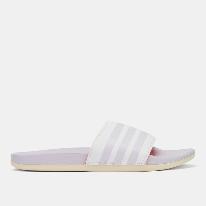 adidas Women's Adilette Comfort Slides Purple adidas Women's Adilette Comfort Slides Purple image number 1