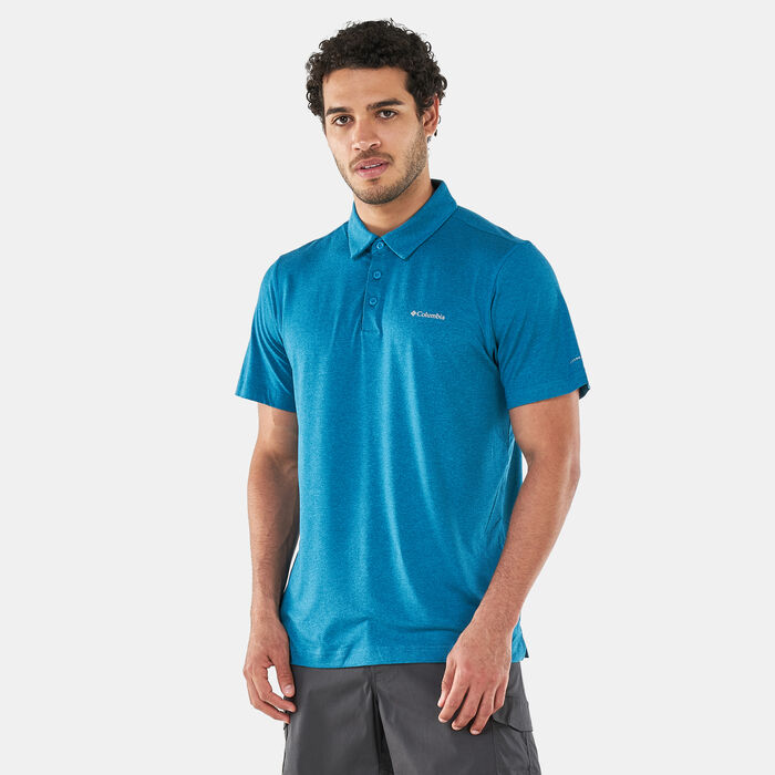 Columbia Men's Tech Trail™ Polo T-Shirt Blue Columbia Men's Tech Trail™ Polo T-Shirt Blue image number 0