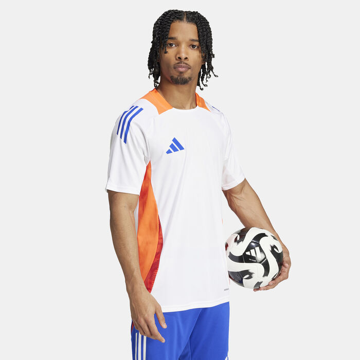 adidas Men's Tiro 24 Competition Football Jersey White adidas Men's Tiro 24 Competition Football Jersey White image number 2