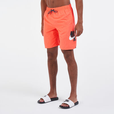 Nike Swim Men's 9-Inch Volley Shorts Red Nike Swim Men's 9-Inch Volley Shorts Red