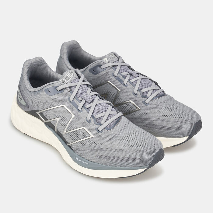 New Balance Men's Fresh Foam 680v8 Running Shoes Grey image number 2