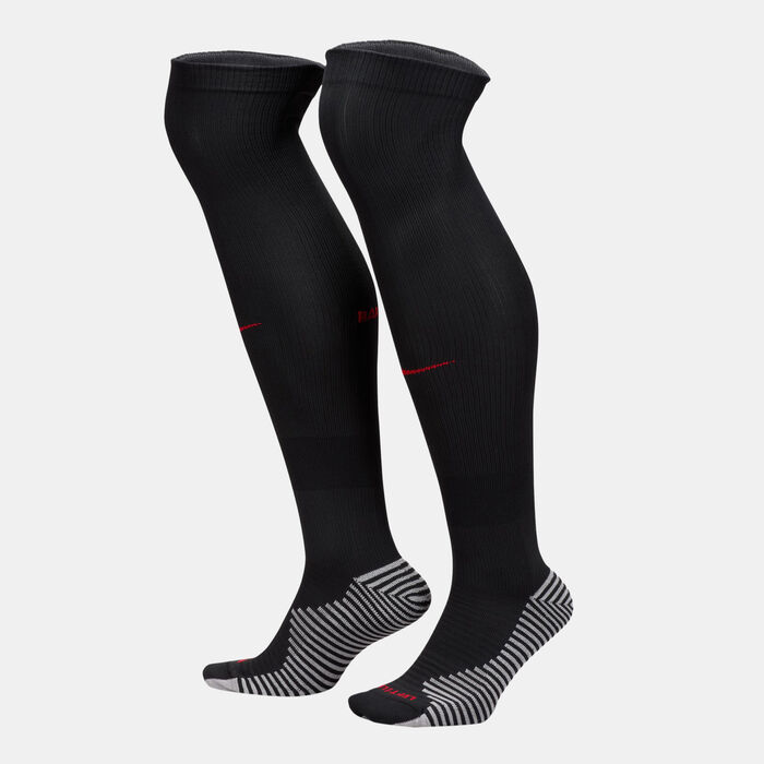 Nike FC Barcelona Strike Home/Away Football Over-The-Calf Socks Black Nike FC Barcelona Strike Home/Away Football Over-The-Calf Socks Black image number 0