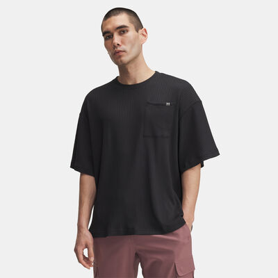 Under Armour Men's Rival Waffle T-Shirt Black