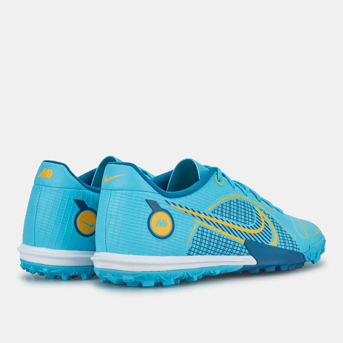 Nike Men's Mercurial Vapor 14 Academy Turf Ground Football Shoe Blue Nike Men's Mercurial Vapor 14 Academy Turf Ground Football Shoe Blue image number 3