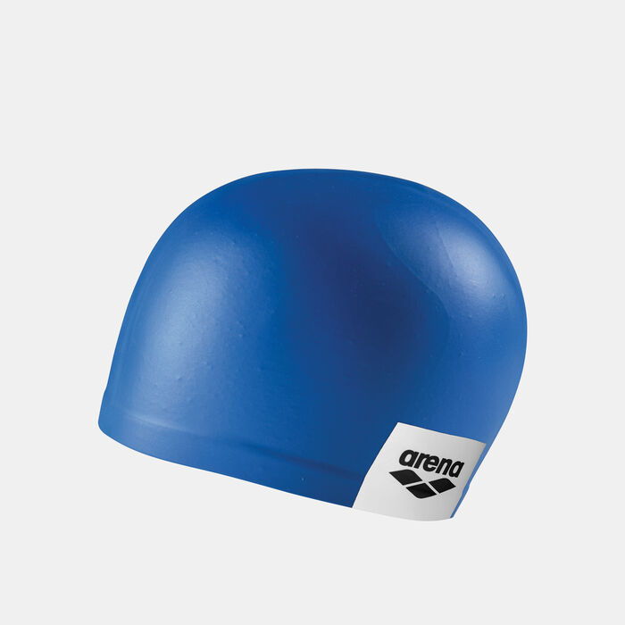 Arena Logo Moulded Swimming Cap Blue image number 0