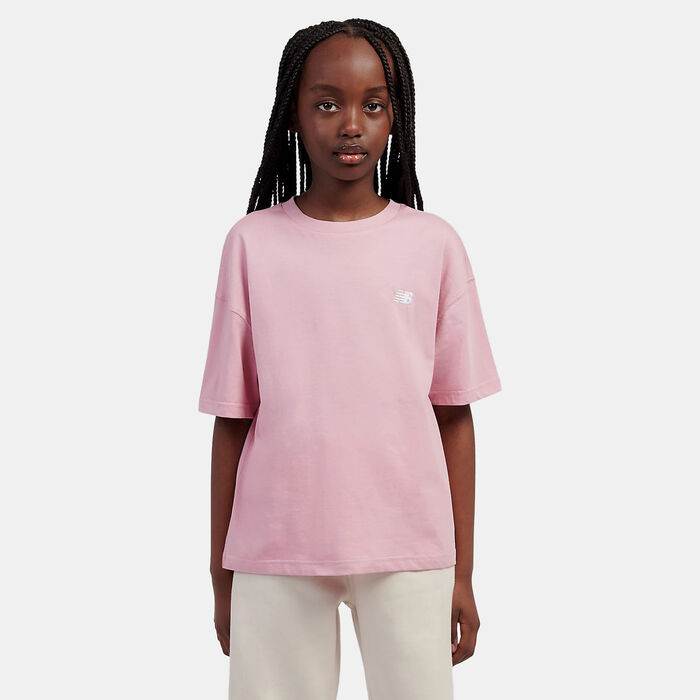 New Balance Kids' Small Logo Shorts Pink New Balance Kids' Small Logo Shorts Pink image number 0